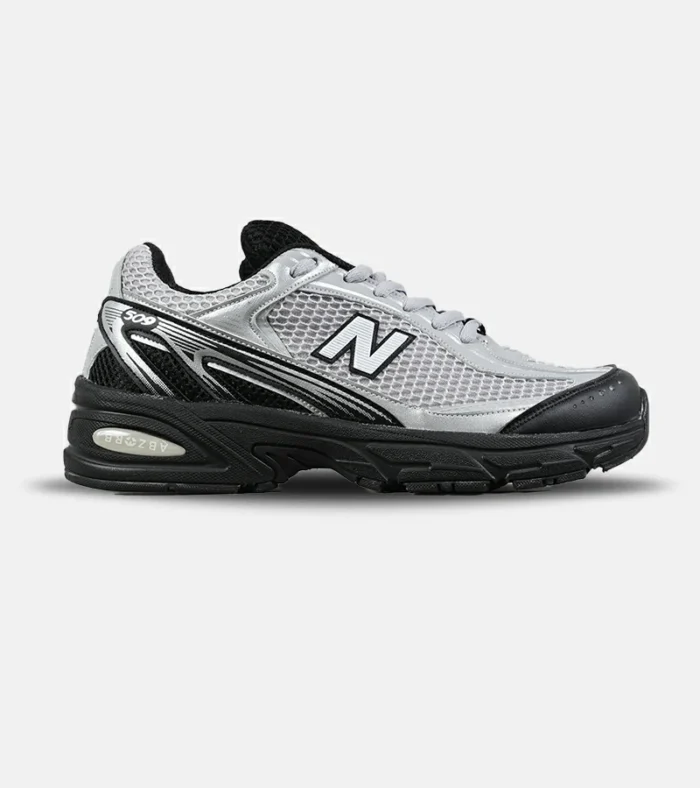 کفش کتانی مردانه و زنانه طوسی مشکی New Balance 509 مدل 7533 - Image 1