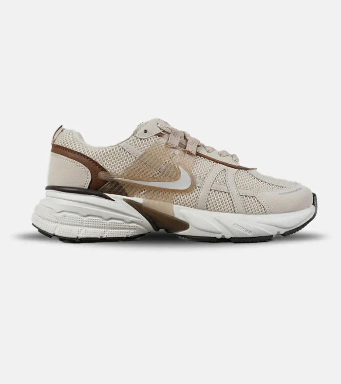 کفش کتانی مردانه و زنانه قهوه ای کرم  Nike Cushlon V2K مدل 7564 - Image 1