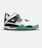کتانی ساقدار زنانه و مردانه سفید سبز Nike air jordan 4 مدل 8036