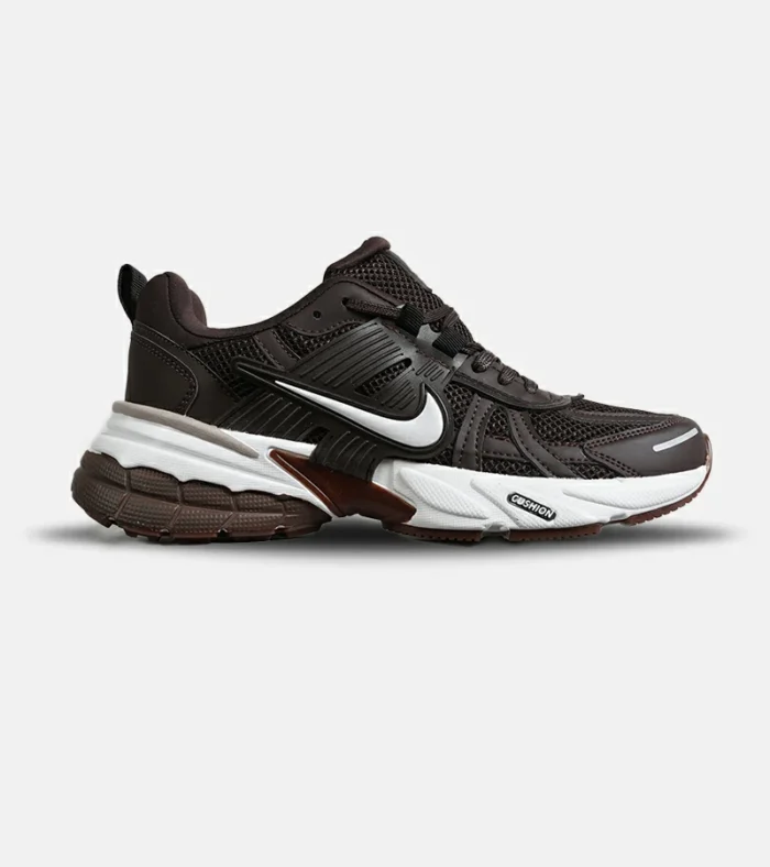 کفش کتانی مردانه و زنانه قهوه ای Nike Cushlon V2K مدل 8032 - Image 1