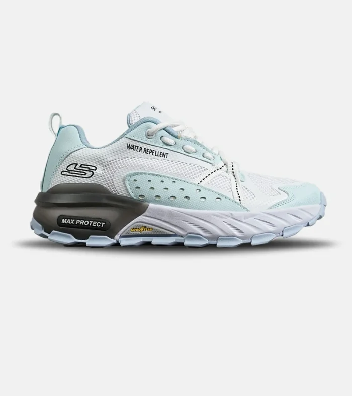 کفش کتانی طبی ورزشی آبی سفید SKECHERS max protect v.2 مدل 8081 - Image 1