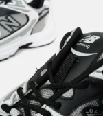 کفش کتانی مردانه و زنانه سفید طوسی مشکی NEW BALANCE 530 مدل 6642 - Image 5