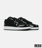 کفش کتانی مردانه و زنانه مشکی NIKE AIR JORDAN مدل 7838 - Image 2