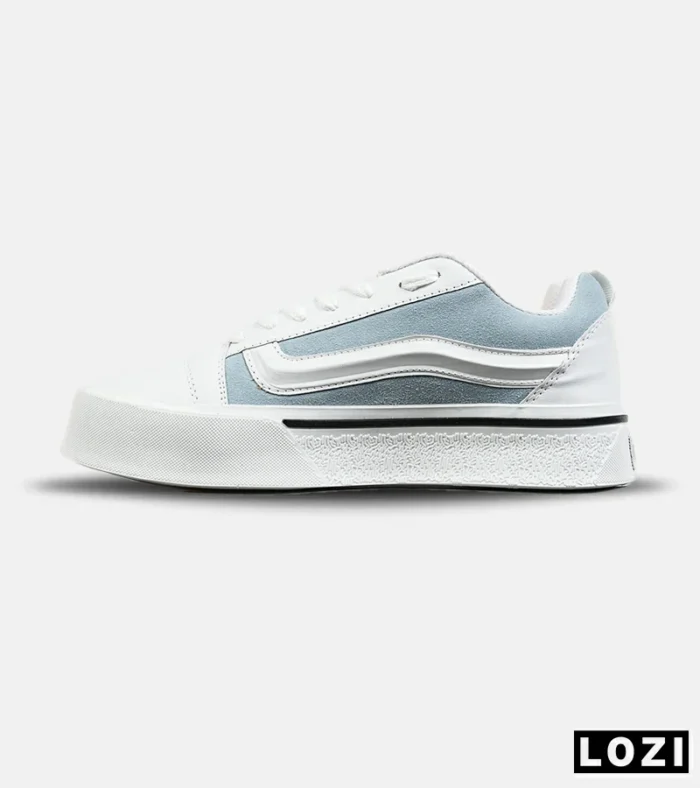 کفش اسنیکر مردانه زنانه سفید آبی VANS مدل 8071 - Image 2