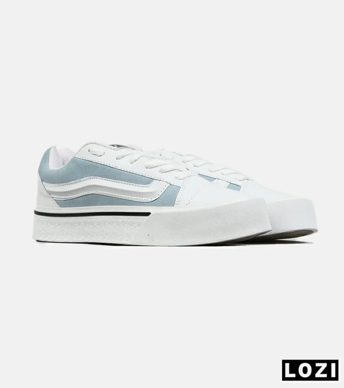 کفش اسنیکر مردانه زنانه سفید آبی VANS مدل 8071 - Image 4