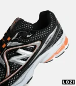 کفش کتانی مردانه و زنانه مشکی سفید نارنجی NEW BALANCE 1064 مدل 8152 - Image 7