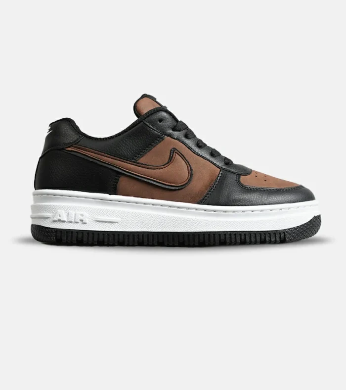 کفش مردانه و زنانه مشکی قهوه ای NIKE AIR FORCE مدل 8149 - Image 1
