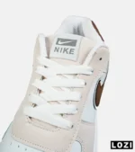 کفش مردانه و زنانه سفید کرم قهوه ای NIKE AIR FORCE مدل 8160 - Image 5