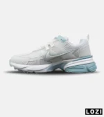 کفش کتانی مردانه و زنانه سفید آبی Nike Cushlon V2K مدل 8030 - Image 4