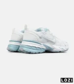 کفش کتانی مردانه و زنانه سفید آبی Nike Cushlon V2K مدل 8030 - Image 5