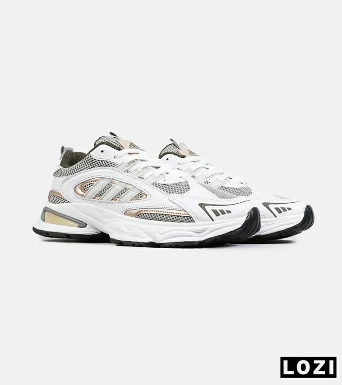 کفش کتانی ورزشی سفید طوسی کرم Adidas Ultra Boost مدل 8407 - Image 4
