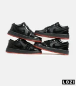 کفش کتانی بزرگ پا مشکی NIKE AIR Jordan 1 مدل 8201 - Image 3