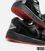 کفش کتانی بزرگ پا مشکی NIKE AIR Jordan 1 مدل 8201 - Image 5