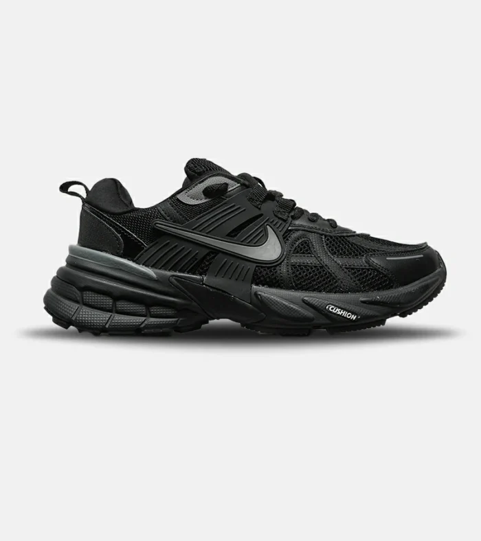 DSC08362 کفش کتانی مردانه و زنانه مشکی Nike Cushlon V2K مدل 8250 - Image 1