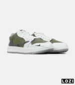 کفش کتانی مردانه و زنانه سفید طوسی سبز NIKE travis scott مدل 8317 - Image 4