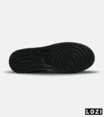 کفش کتانی مردانه و زنانه ساقدار سفید سرمه ای طوسی NIKE jordan 1 مدل 8285 - Image 6