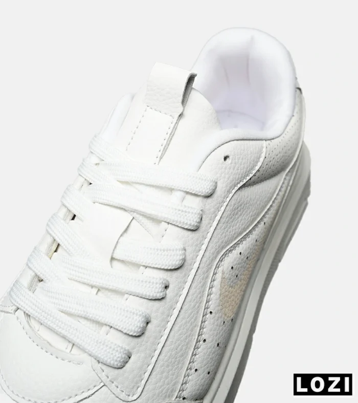 کفش کتانی مردانه و زنانه کرم NIKE Just Do It مدل 8174 - Image 6