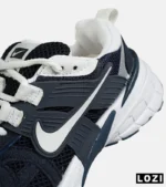 کفش کتانی مردانه و زنانه سرمه ای سفید  Nike Cushlon V2K مدل 8359 - Image 5