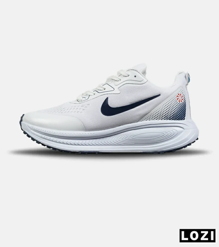 کفش کتانی مردانه و زنانه سفید سرمه ای Nike Zoom X مدل 8351 - Image 6