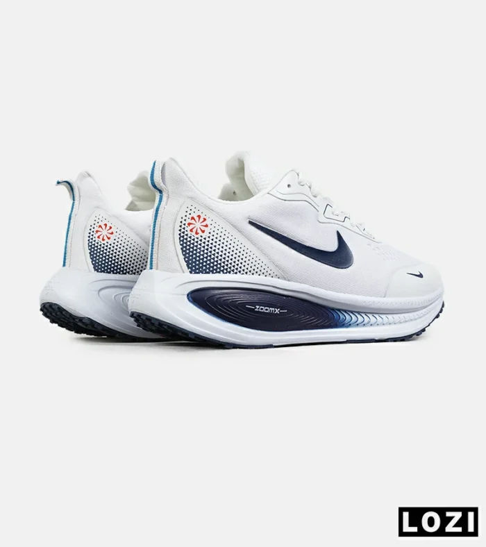 کفش کتانی مردانه و زنانه سفید سرمه ای Nike Zoom X مدل 8351 - Image 4