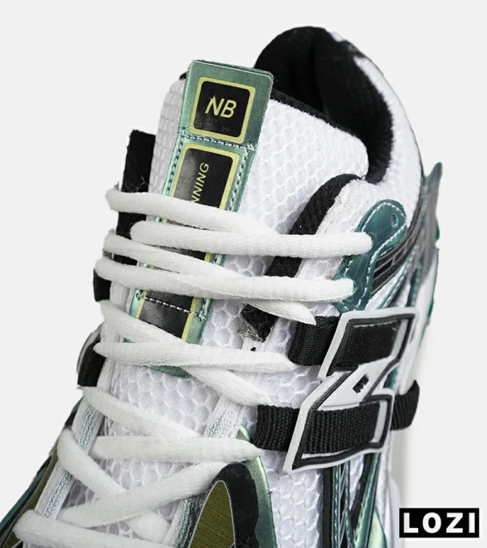 کفش کتانی مردانه و زنانه سفید سبز مشکی New Balance 1906R مدل 8371 - Image 6