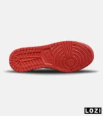 کفش کتانی ساقدار مردانه و زنانه قرمز مشکی NIKE jordan 1 مدل 8279 - Image 6