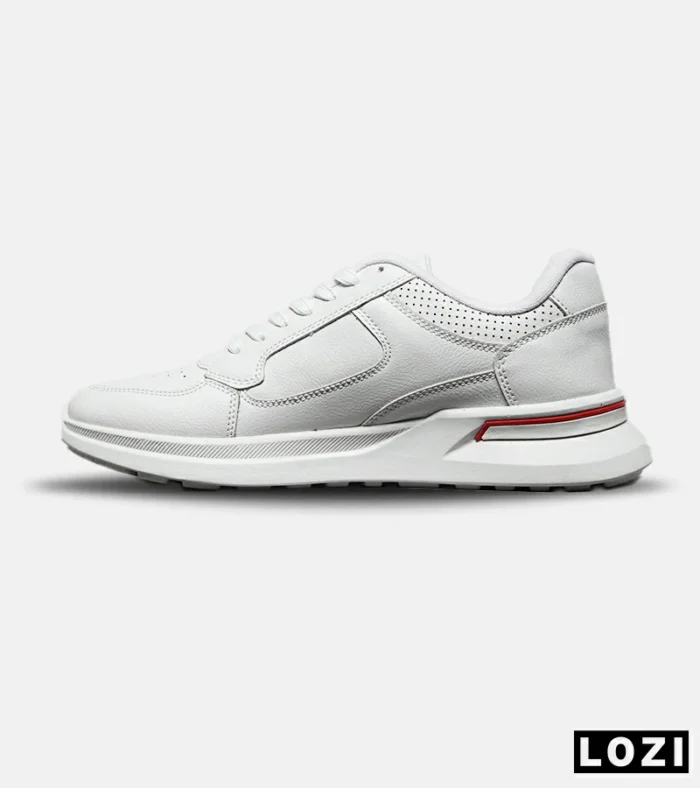 کفش کتانی سفید بزرگ پا  PRADA مدل 8176 - Image 2