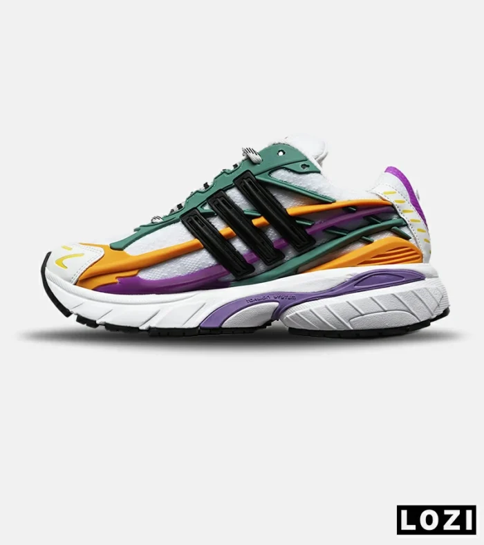 کفش کتانی مردانه و زنانه سفید زرد سفید ADIDAS Jellyfish مدل 8219 - Image 4