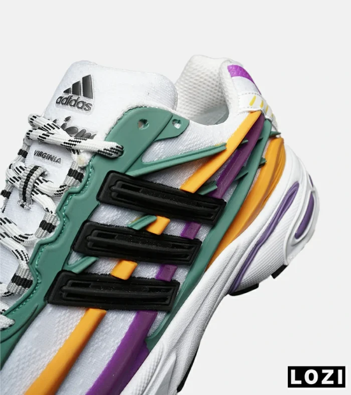 کفش کتانی مردانه و زنانه سفید زرد سفید ADIDAS Jellyfish مدل 8219 - Image 7