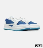 کفش کتانی مردانه و زنانه آبی سفید NIKE travis scott مدل 8321 - Image 2