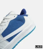 کفش کتانی مردانه و زنانه آبی سفید NIKE travis scott مدل 8321 - Image 6