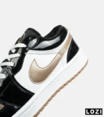 کفش کتانی مردانه و زنانه سفید مشکی کرم NIKE AIR JORDAN مدل 8330 - Image 7