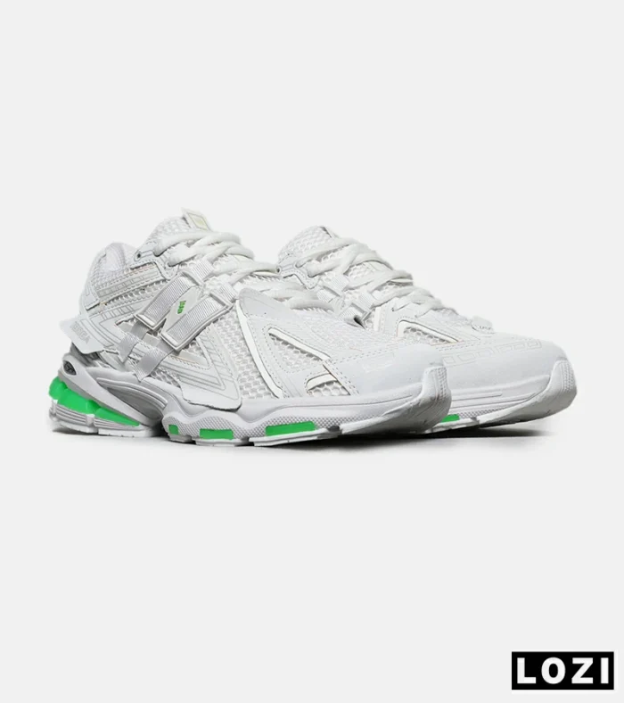 کفش کتانی مردانه و زنانه سفید سبز New Balance 1906R مدل 8374 - Image 2