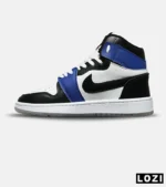 کفش کتانی ساقدار مردانه و زنانه مشکی سفید آبی NIKE travis scott مدل 8402 - Image 2
