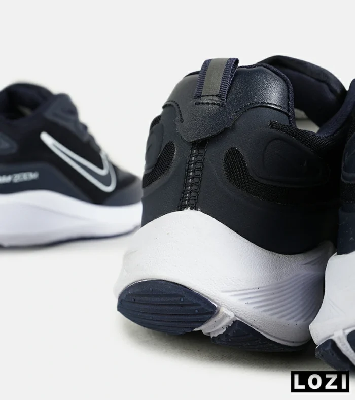 کفش کتانی بزرگ پا سرمه ای نایک NIKE air zoom مدل 8291 - Image 10