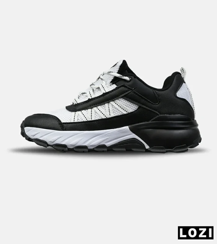 کفش کتانی طبی ورزشی سفید مشکی SKECHERS max protect مدل 8557 - Image 4