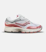 کفش کتانی مردانه و زنانه سفید نارنجی Saucony pro grid omni 9 مدل 8642