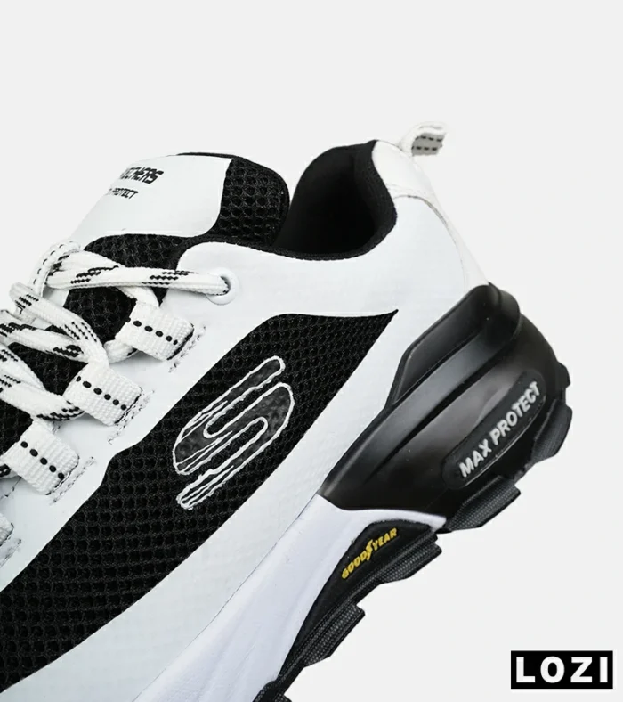 کفش کتانی طبی ورزشی سفید مشکی SKECHERS max protect مدل 8554 - Image 5