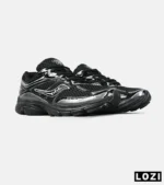 کفش کتانی مردانه و زنانه مشکی Saucony pro grid omni 9 مدل 8630 - Image 4