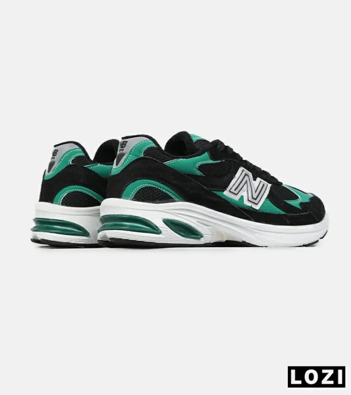 کفش کتانی مردانه و زنانه سبز مشکی NEW BALANCE 2010 مدل 8677 - Image 3