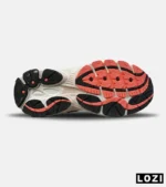 کفش کتانی مردانه و زنانه سفید نارنجی Saucony pro grid omni 9 مدل 8642 - Image 7