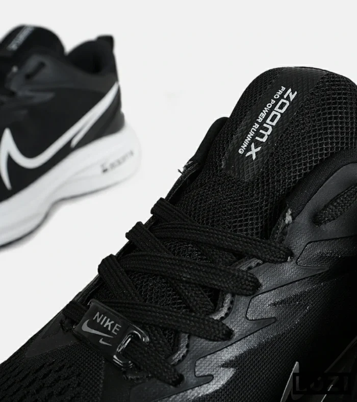 کفش کتانی بزرگ پا مشکی سفید NIKE zoom x مدل 8609 - Image 7