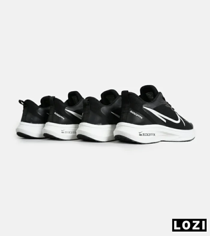 کفش کتانی بزرگ پا مشکی سفید NIKE zoom x مدل 8609 - Image 8