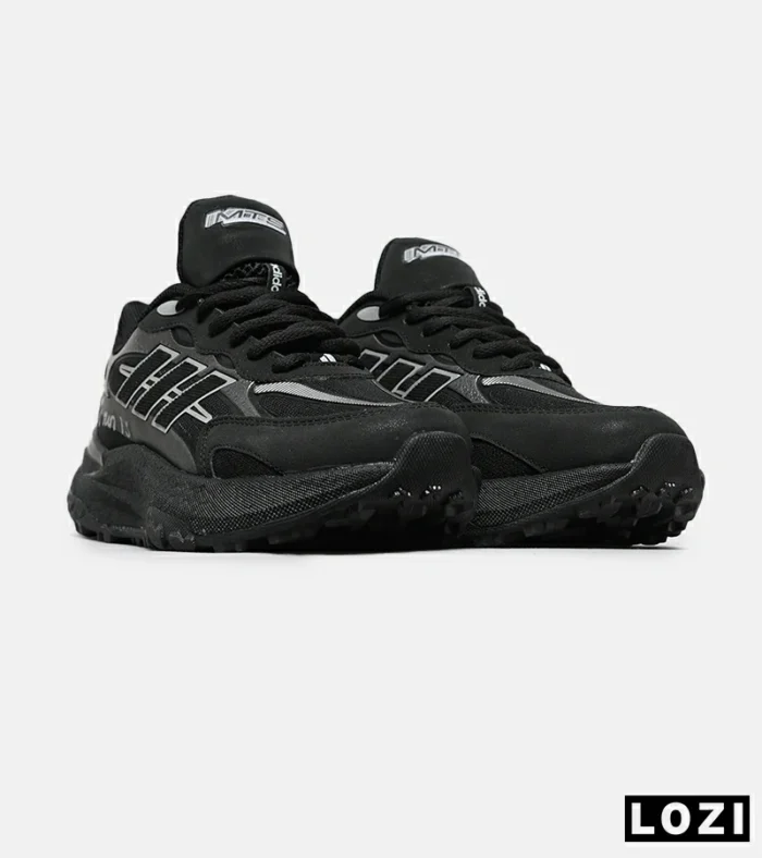 کفش کتانی مردانه و زنانه مشکی طوسی Adidas More Than Speed مدل 8347 - Image 2