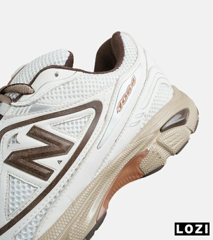 کفش کتانی بزرگ پا سفید کرم قهوه ای NEW BALANCE 1064 V.2 مدل 8661 - Image 7