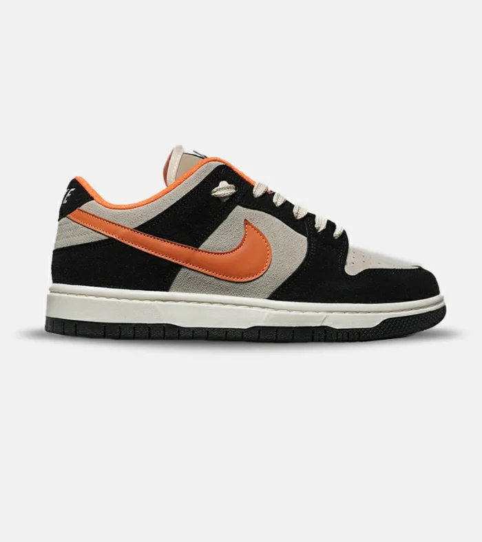 کفش کتانی مردانه و زنانه مشکی طوسی نارنجی 1 NIKE AIR JORDAN مدل8444 - Image 1