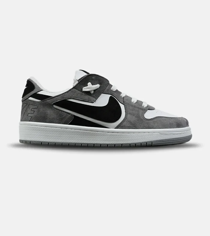 کفش کتانی بزرگ پا سفید مشکی طوسی NIKE AIR Jordan مدل 8546 - Image 1