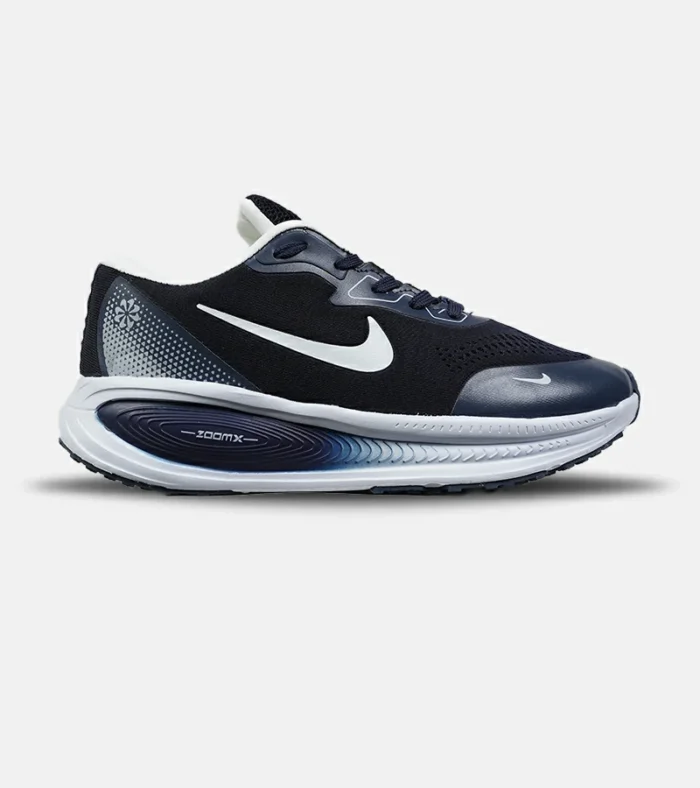 کفش کتانی مردانه و زنانه سرمه ای سفید Nike Zoom X مدل 8590 - Image 1