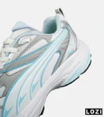 کفش کتانی ورزشی سفید طوسی آبی مردانه و زنانه PUMA Velophasis مدل 8521 - Image 7