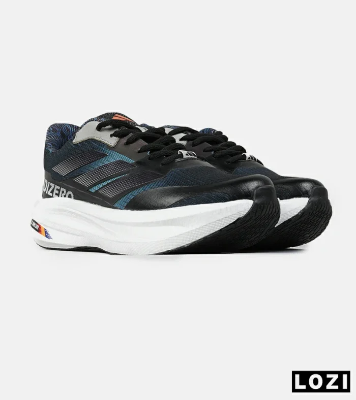کفش کتانی مردانه و زنانه سرمه ای Adidas Adizero مدل 7593 - Image 4